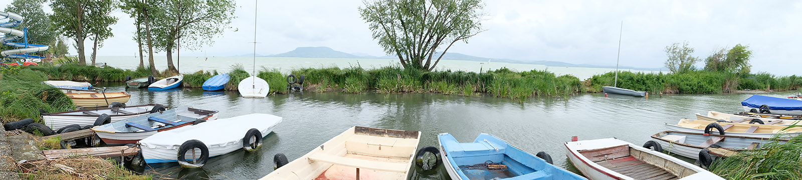 balatonikikotok fonyodliget csonakkikoto panoramafoto