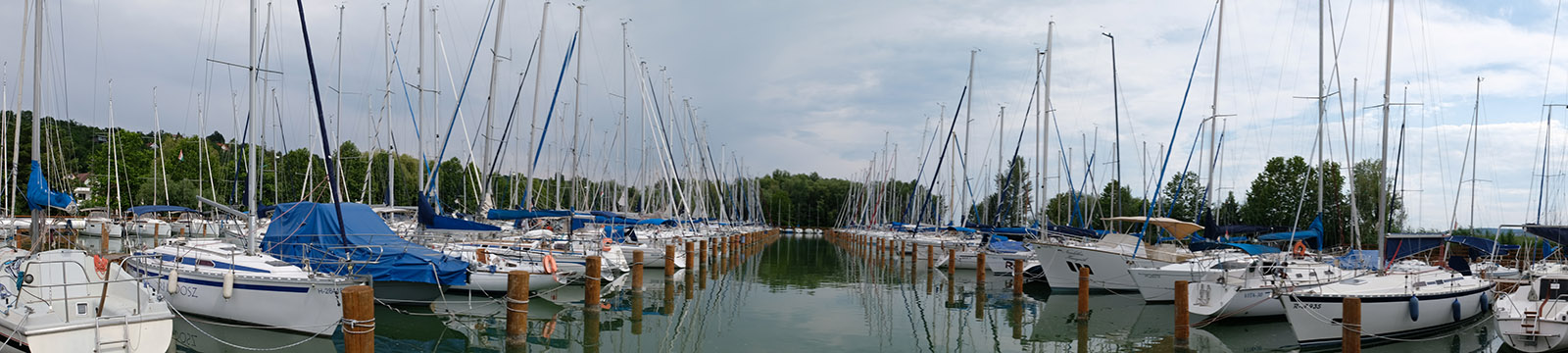 Balatonfuzfo Marina Fuzfo vitorlakikoto panoramafotoja