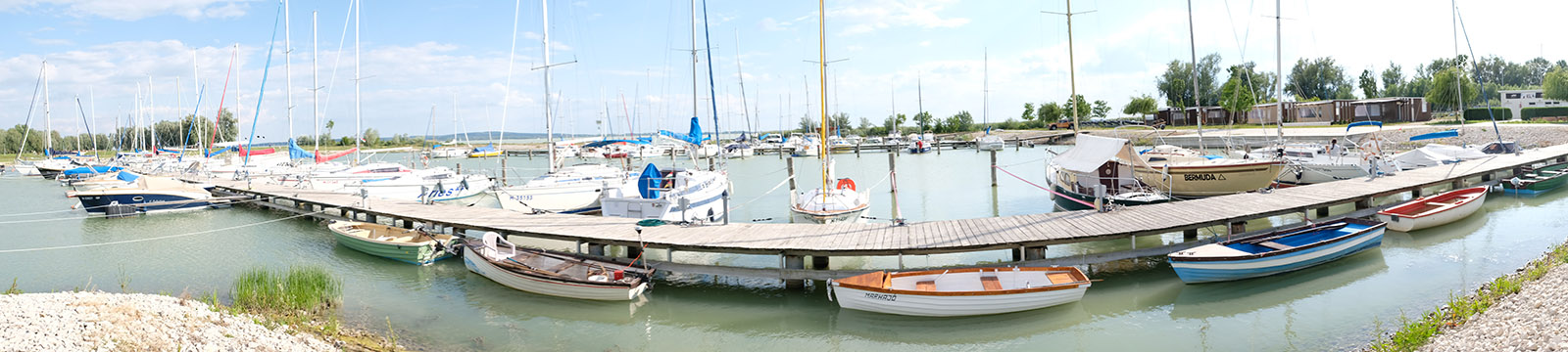 balatonikikotok vonyarc marina vitorlaskikoto panoramafoto